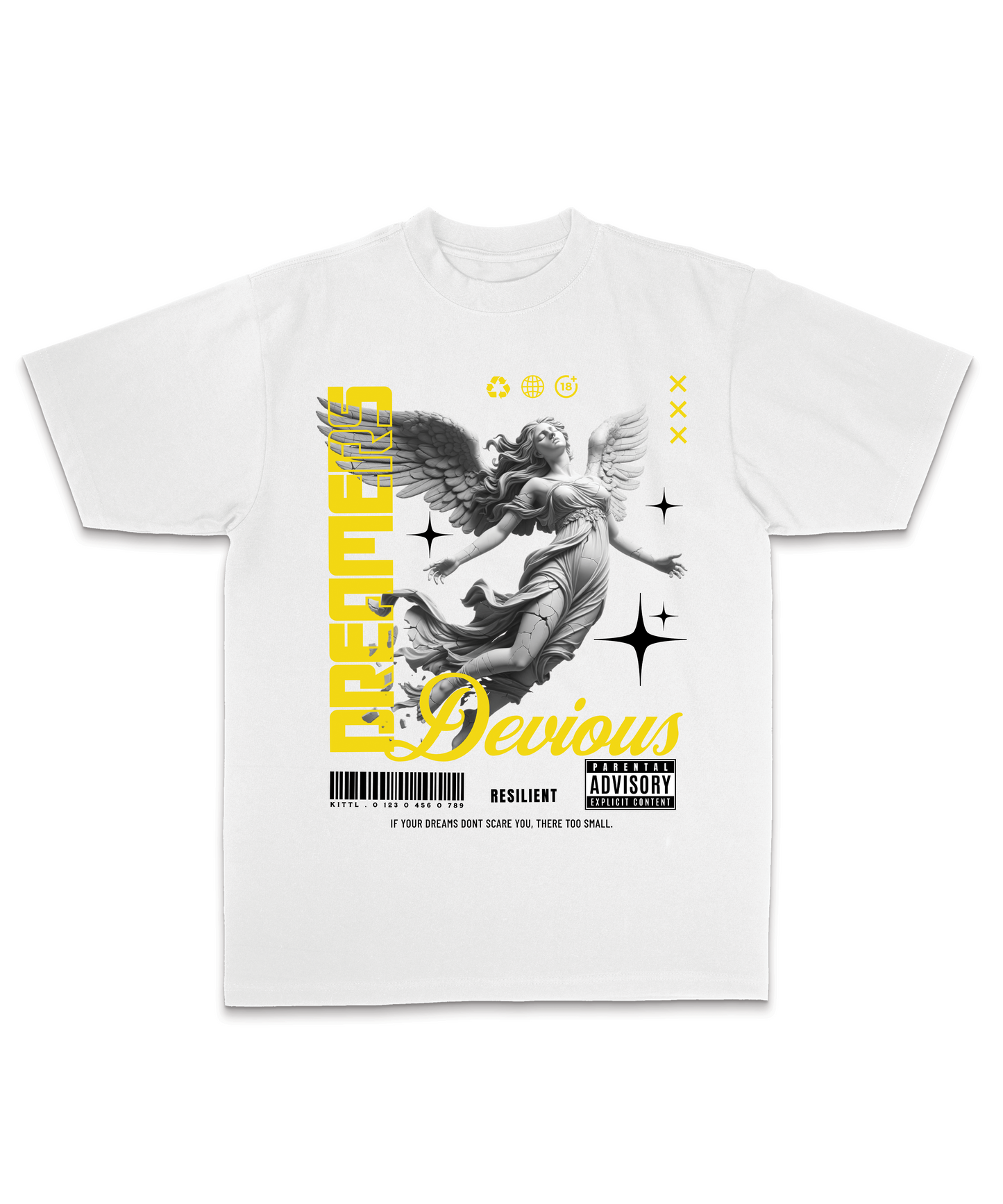 Devious Dreamers "Resilient Angel" Graphic Tee