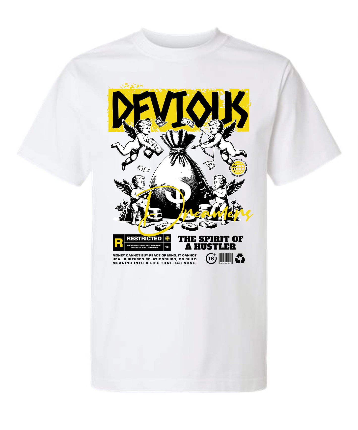 Devious Dreamers "Spirit of a Hustler" Graphic Tee
