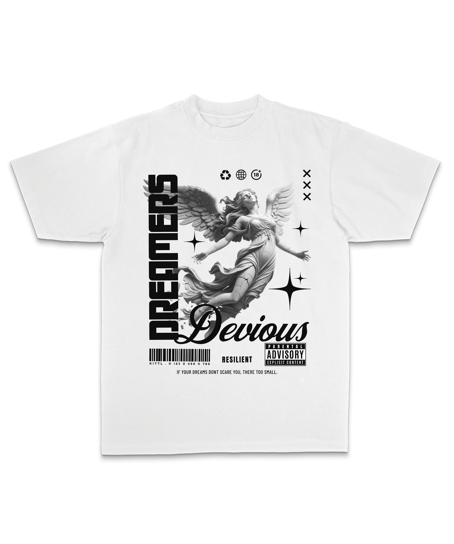 Devious Dreamers "Resilient Angel" Graphic Tee