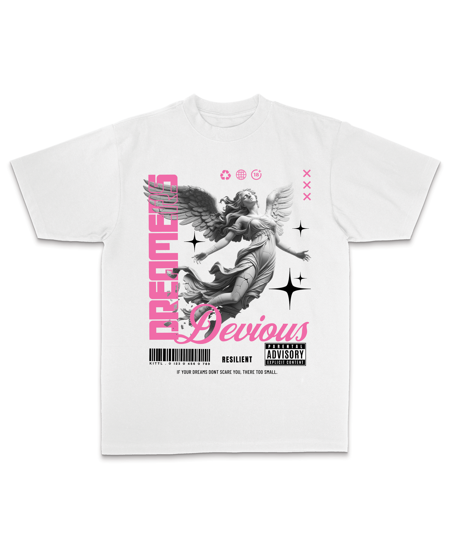 Devious Dreamers "Resilient Angel" Graphic Tee