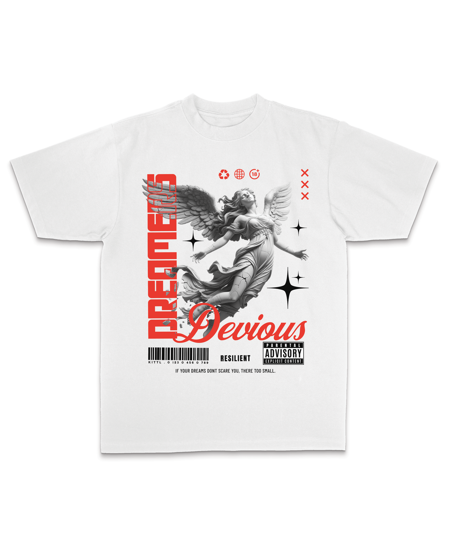 Devious Dreamers "Resilient Angel" Graphic Tee