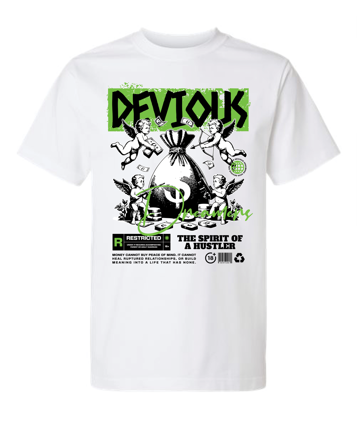 Devious Dreamers "Spirit of a Hustler" Graphic Tee
