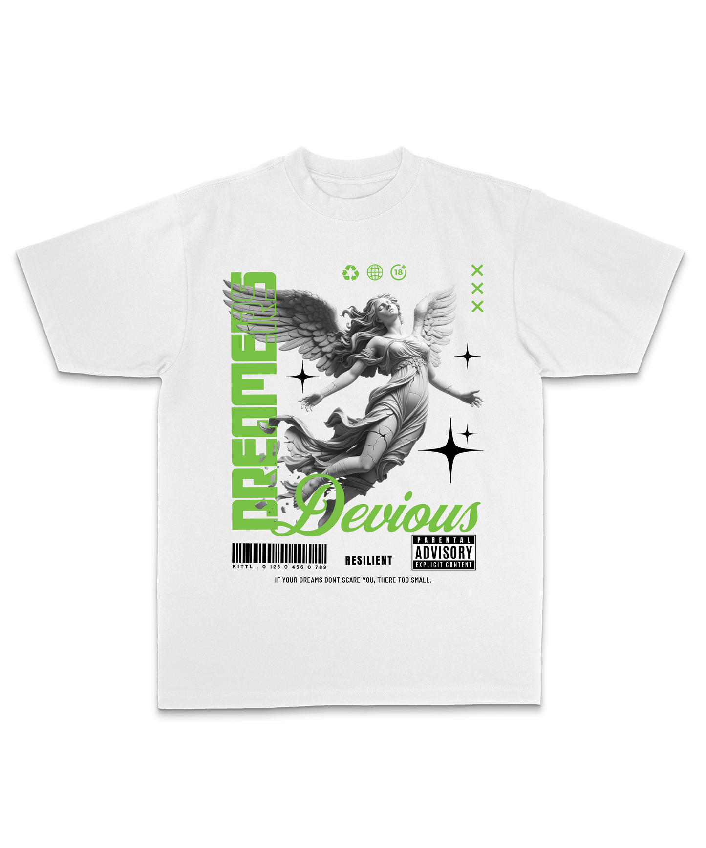 Devious Dreamers "Resilient Angel" Graphic Tee